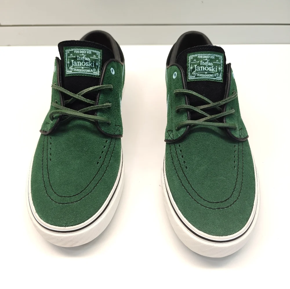 Nike Zoom Stefan Janoski + SB Gorge Green Casual Suede Sneakers size Men's 7